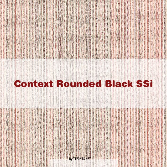Context Rounded Black SSi example